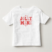 Jolly Mini Holiday Weihnachten Kleinkind T-shirt (Vorderseite)