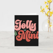 Jolly Mini Retro Groovy Christmas Holidays Toddler Karte (Gelbe Blume)
