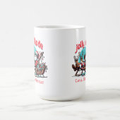 Jolly Mode Santa Chill Sip Repeat  for Coworker Kaffeetasse (Mittel)