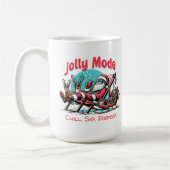 Jolly Mode Santa Chill Sip Repeat  for Coworker Kaffeetasse (Links)