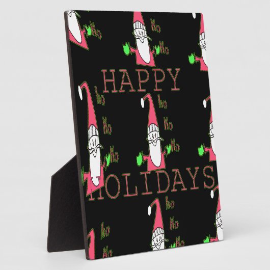 Jolly Mouse Santa: Eine lustige Urlaubserscheinung Fotoplatte (Seite)