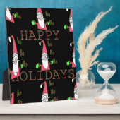 Jolly Mouse Santa: Eine lustige Urlaubserscheinung Fotoplatte (Seite)