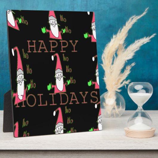 Jolly Mouse Santa: Eine lustige Urlaubserscheinung Fotoplatte (Seite)