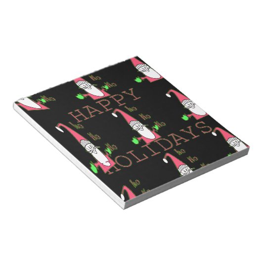 Jolly Mouse Santa: Eine lustige Urlaubserscheinung Notizblock (angewinkelt)