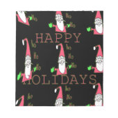 Jolly Mouse Santa: Eine lustige Urlaubserscheinung Notizblock (Vorderseite)