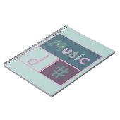 Jolly-Musikkarte Notizblock (Linke Seite)