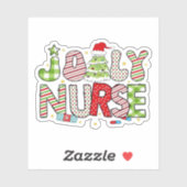 Jolly Nurse, Halloween Classic T-Shirt Aufkleber (Blatt)