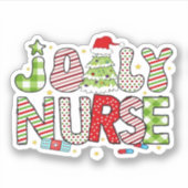 Jolly Nurse, Halloween Classic T-Shirt Aufkleber (Vorderseite)