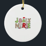 Jolly Nurse, Halloween Classic T-Shirt Keramik Ornament<br><div class="desc">Jolly Nurse,  Halloween Classic T-Shirt</div>