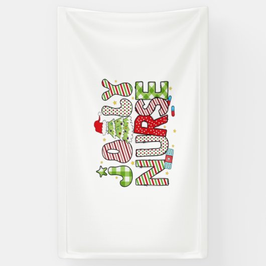 Jolly Nurse, Halloween Klassischer T - Shirt Banner (Vertikal)