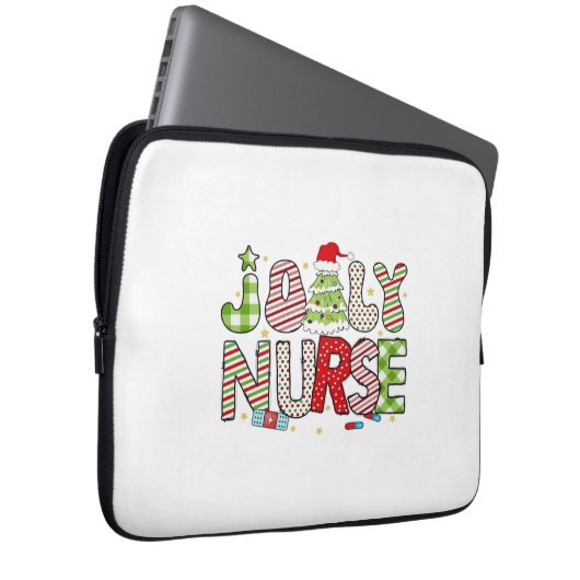 Jolly Nurse, Halloween Klassischer T - Shirt Laptopschutzhülle (Vorne Rechts)