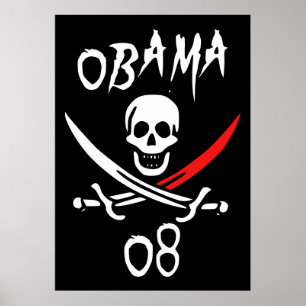 Jolly OBAMA 08 {Bluttipp} Poster