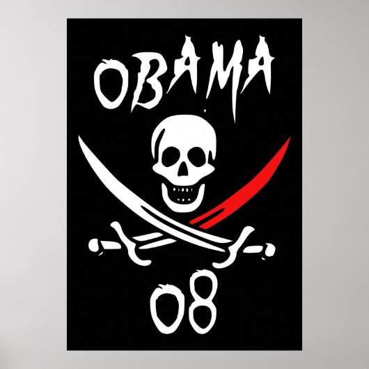 Jolly OBAMA 08 {Bluttipp} Poster (Vorne)
