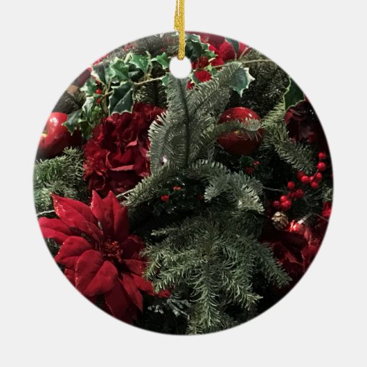 Jolly old fashioned Santa Keramik Ornament (Hinten)