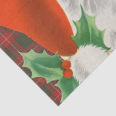 Jolly Old Father Christmas Retro Seidenpapier (Detail)