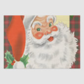 Jolly Old Father Christmas Retro Seidenpapier (Vorderseite)