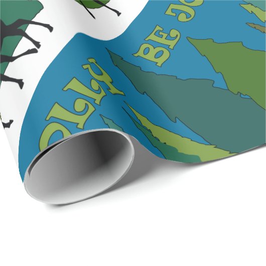 Jolly Old Moose and Elk Geschenkpapier (Rolleneckpunkt)