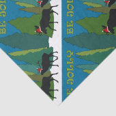 Jolly Old Moose and Elk Seidenpapier (Detail)