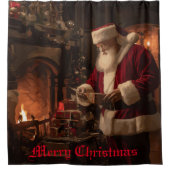 Jolly Old Saint Nick Duschvorhang (Vorderseite)