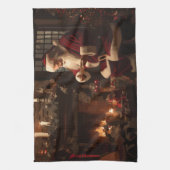 Jolly Old Saint Nick Geschirrtuch (Vertikal)