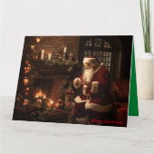 Jolly Old Saint Nick Karte (Vorderseite)
