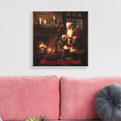 Jolly Old Saint Nick Leinwanddruck (Insitu (Wohnzimmer))
