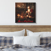 Jolly Old Saint Nick Leinwanddruck (Insitu (Schlafzimmer))