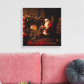 Jolly Old Saint Nick Leinwanddruck (Insitu (Wohnzimmer))