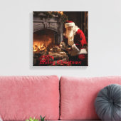 Jolly Old Saint Nick Leinwanddruck (Insitu (Wohnzimmer))