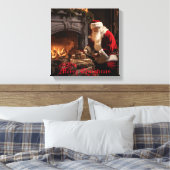 Jolly Old Saint Nick Leinwanddruck (Insitu (Schlafzimmer))