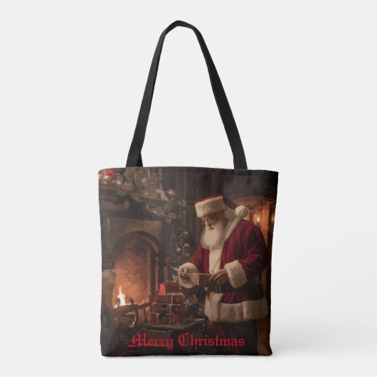 Jolly Old Saint Nick Tasche (Rückseite)