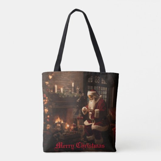 Jolly Old Saint Nick Tasche (Rückseite)