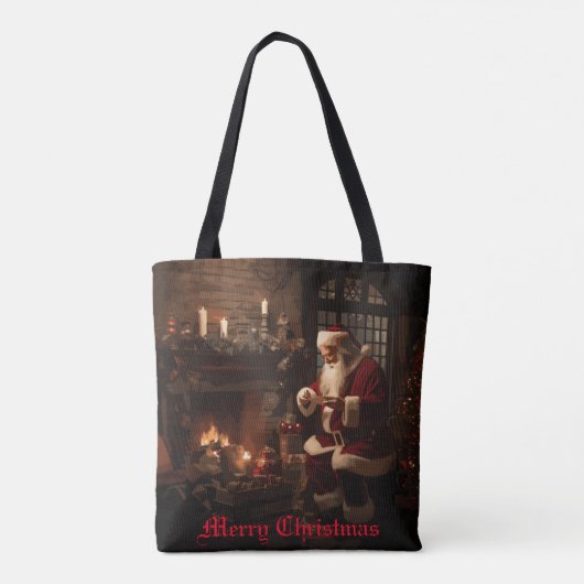 Jolly Old Saint Nick Tasche (Rückseite)