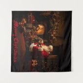 Jolly Old Saint Nick Wandteppich (Vorderseite (Horizontal))