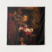 Jolly Old Saint Nick Wandteppich (Vorderseite (Horizontal))