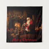 Jolly Old Saint Nick Wandteppich (Vorderseite)