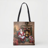 Jolly Old Santa Claus Tasche (Vorderseite)