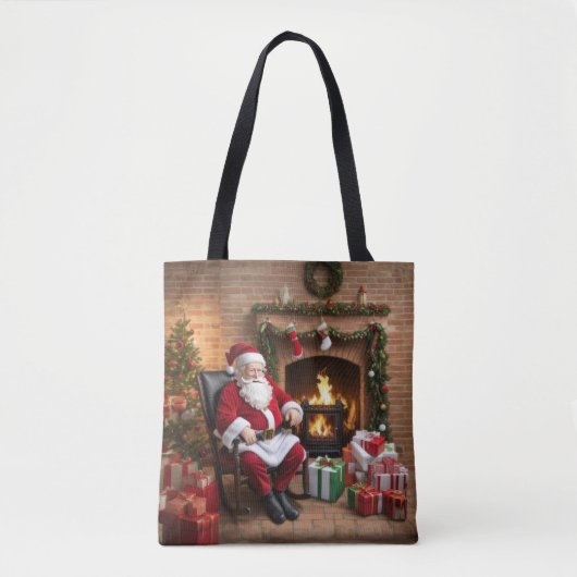 Jolly Old Santa Claus Tasche (Vorderseite)