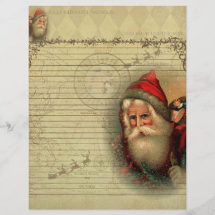 Jolly Old St Nicholas Letter von Santa Paper
