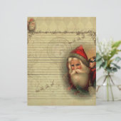 Jolly Old St Nicholas Letter von Santa Paper (Stehend Vorderseite)