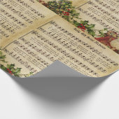 "JOLLY OLD ST. NICHOLAS" Vintag Geschenkpapier (Ecke)