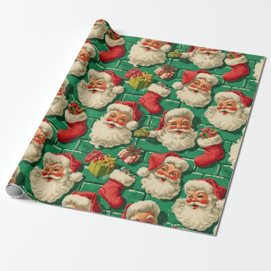 Jolly Old St. Nicks Geschenkpapier (Ungerollt)