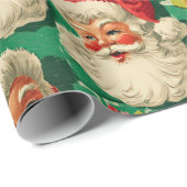 Jolly Old St. Nicks Geschenkpapier (Rolleneckpunkt)