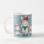 Jolly Rabbit Dance Weihnachtsgeschenk in jedem Sch Kaffeetasse (Links)