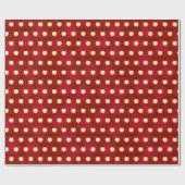 Jolly Red Bright Christmas Lights Pattern Geschenkpapier (Flach)