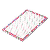 Jolly Red Froerful Christmas Dot Grid BuJo Planner Notizblock (angewinkelt)
