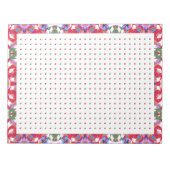 Jolly Red Froerful Christmas Dot Grid BuJo Planner Notizblock (Vorderseite)