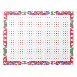 Jolly Red Froerful Christmas Dot Grid BuJo Planner Notizblock