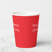 Jolly Red & White Christmas Party: Pappbecher (Links)