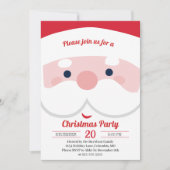 Jolly Retro Weihnachtsfest Weihnachts-Party Einladung (Vorderseite)